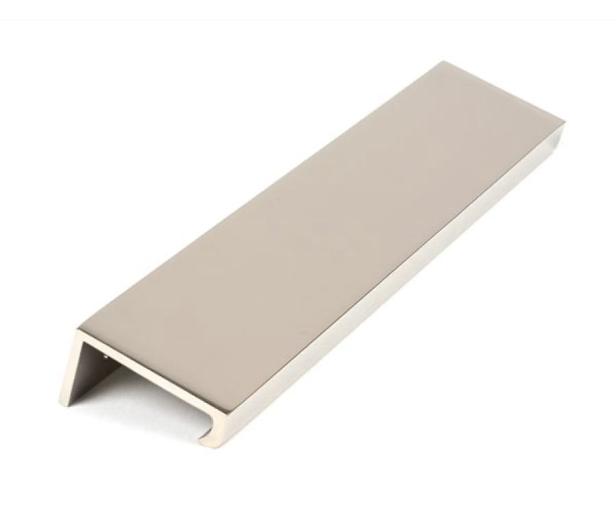 Polished Nickel 200mm Plain Edge Pull | 50702
