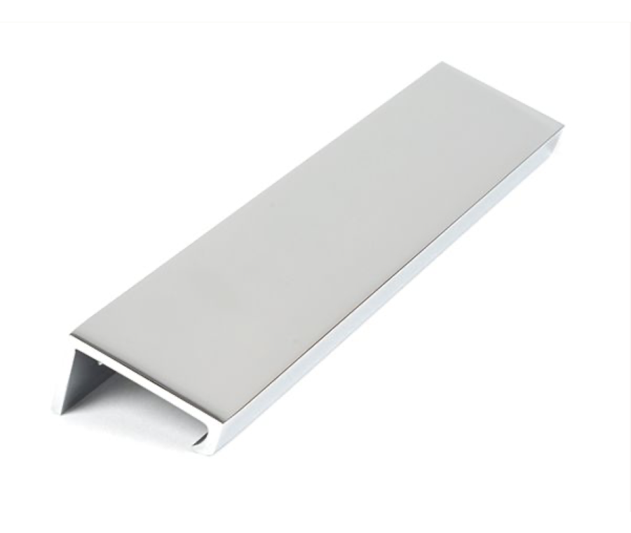 Polished Chrome 200mm Plain Edge Pull | 50715