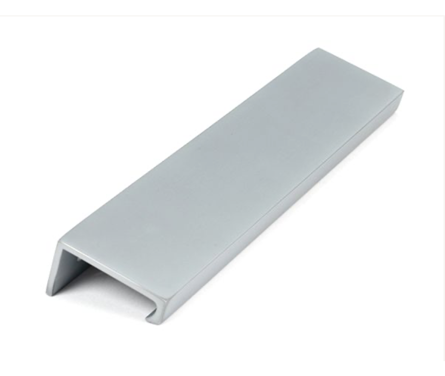 Satin Chrome 200mm Plain Edge Pull | 50728