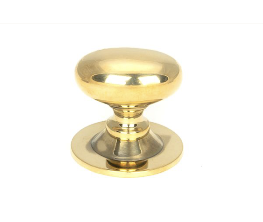 Anvil Aged Brass Oval 33mm Cabinet Knob | 46725