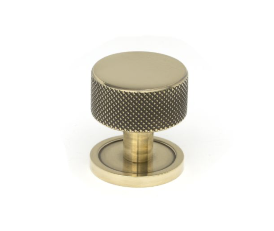 Anvil Aged Brass Brompton 32mm Cabinet Knob (Plain) | 46854