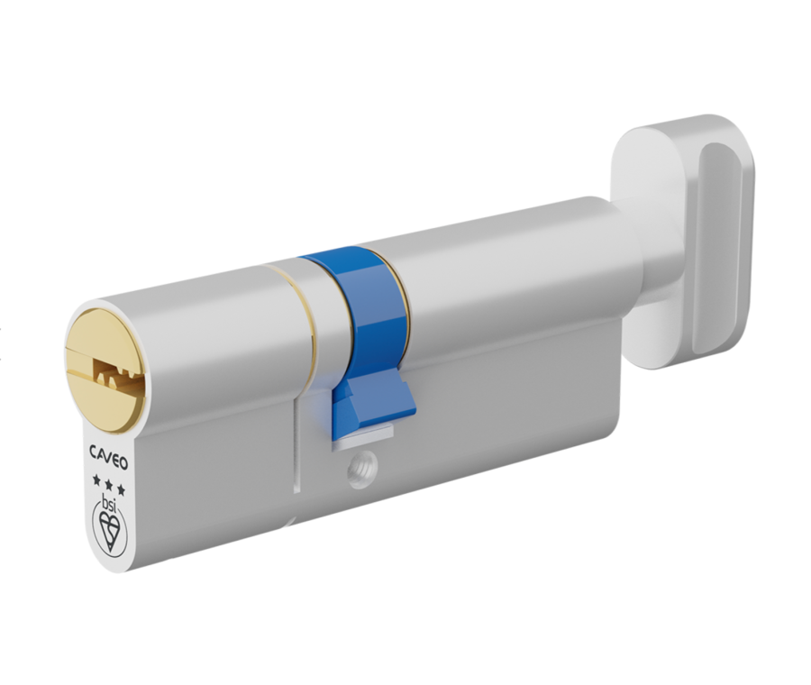 80mm 3* Star TS007 35(Ext)/45 KD Kitemarked Key and Turn Euro Dimple Cylinder | CV50032