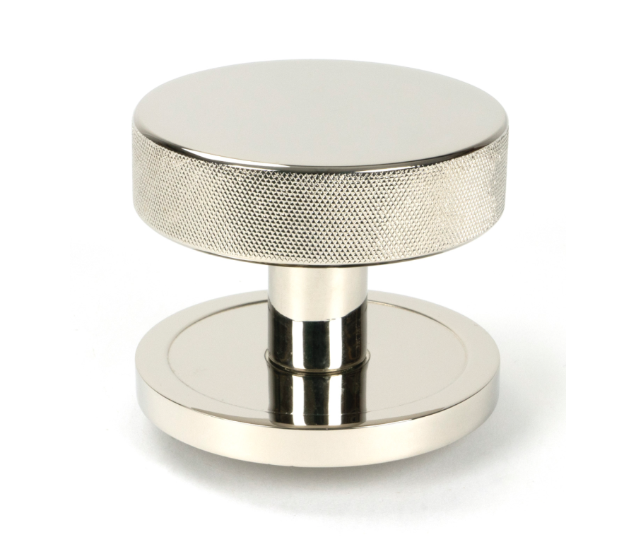 Polished Nickel Brompton Centre Door Knob (Plain) | 46742