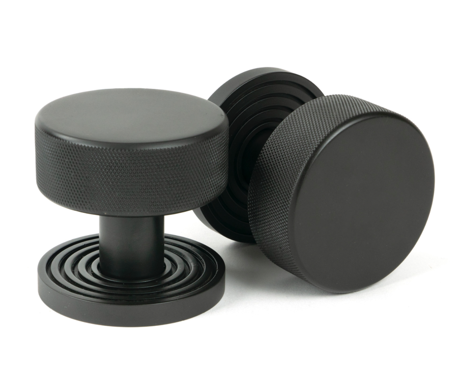 Aged Bronze Brompton Mortice/Rim Knob Set (Beehive) | 46788