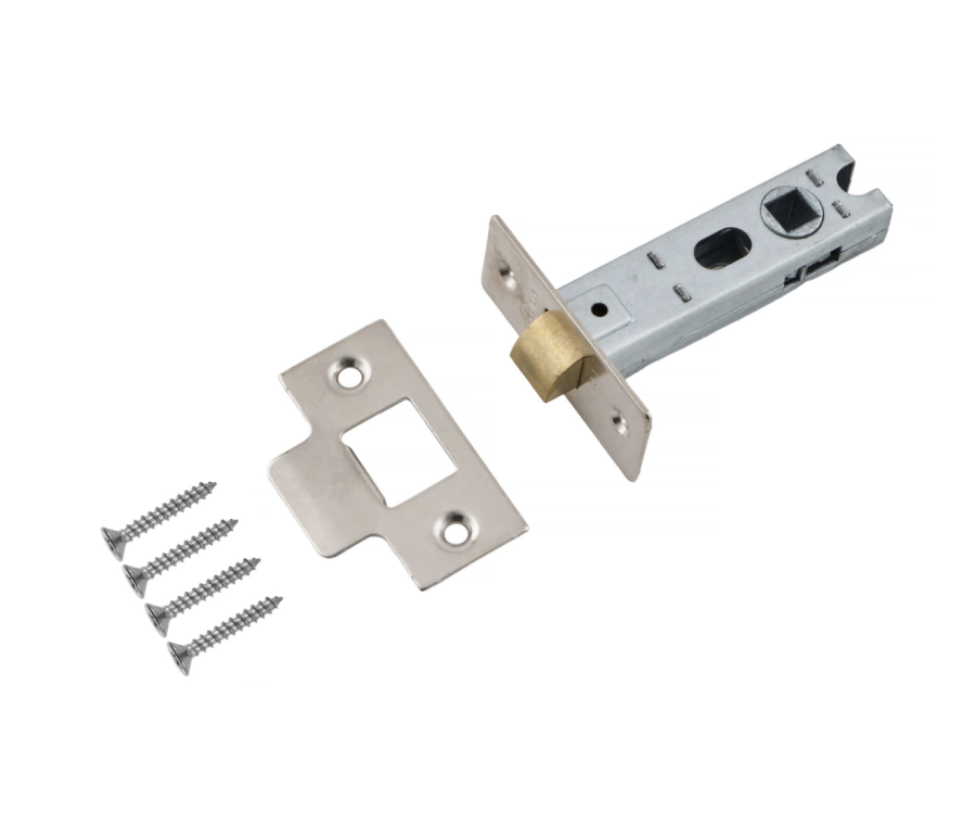 Eclipse 76mm Polished Nickel Tubular Mortice Latch | 70273