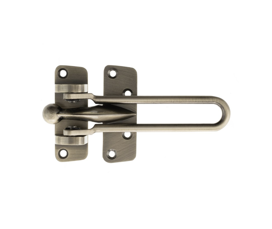 Antique Brass Security Door Guard | ADGAB