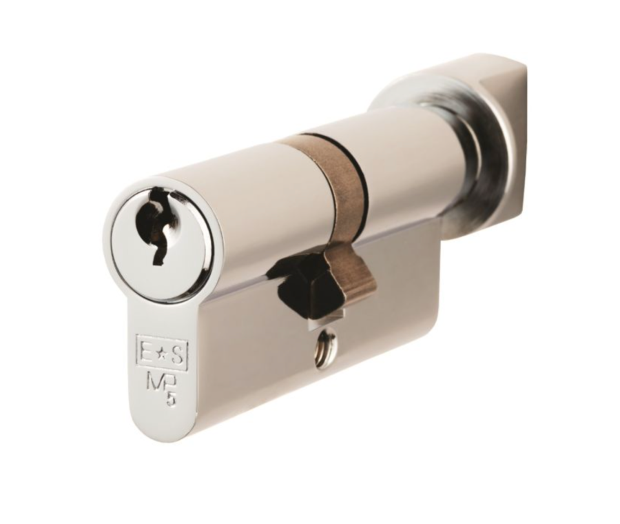 Eurospec Polished Chrome 70mm Euro Cylinder & Turn 35/35 - CYS71370PC