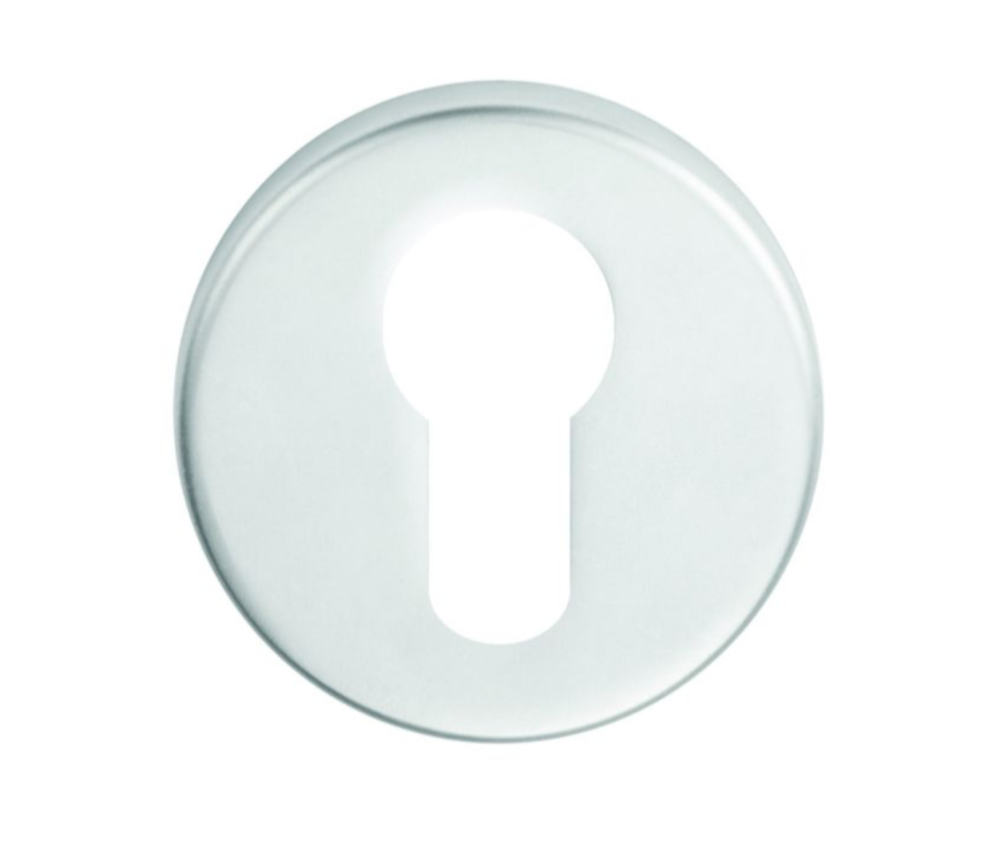 Eurospec Satin Stainless Steel 52mm dia. Euro Profile Escutcheon | CSE1005SSS