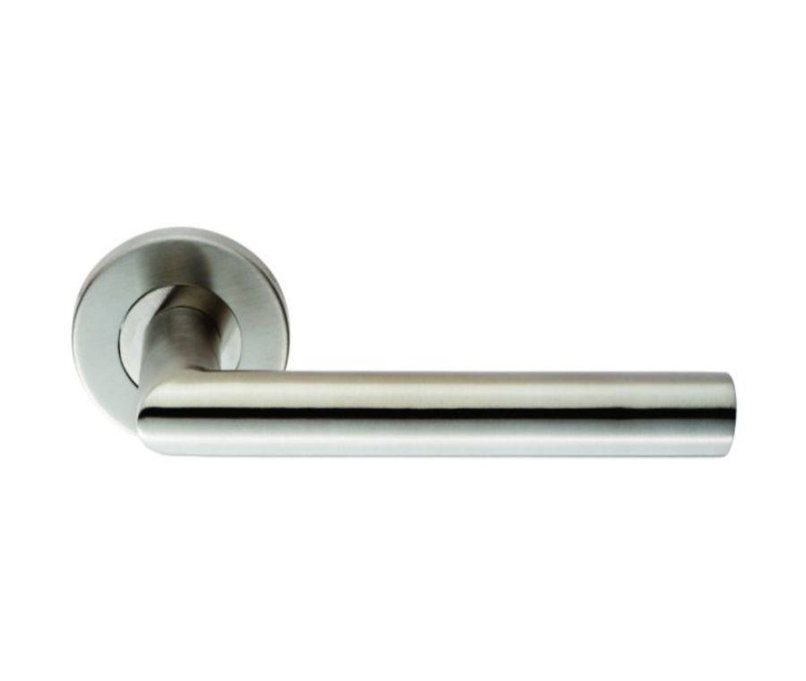 Carlisle Brass Satin Stainless Steel Mitred Lever | CSL1192SSS