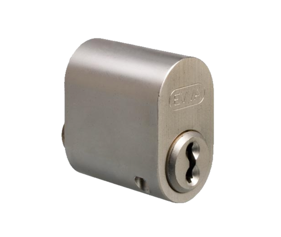 Single Nickel Plated Evva Scandinavian Cylinder (External)