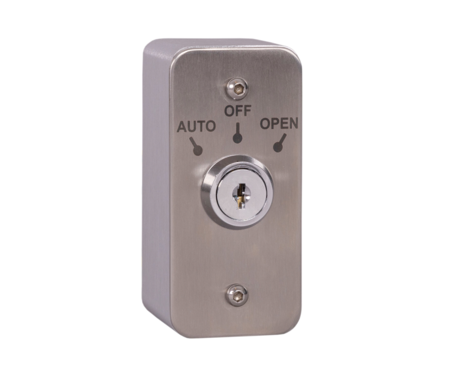 Architrave Stainless Steel Auto/On/Off Latching Key Switch