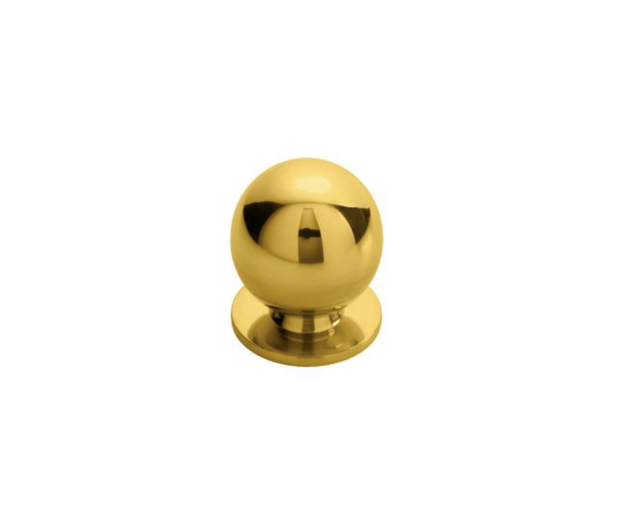 Carlisle Brass Polished Brass 25mm Ball Knob | CH6CPB