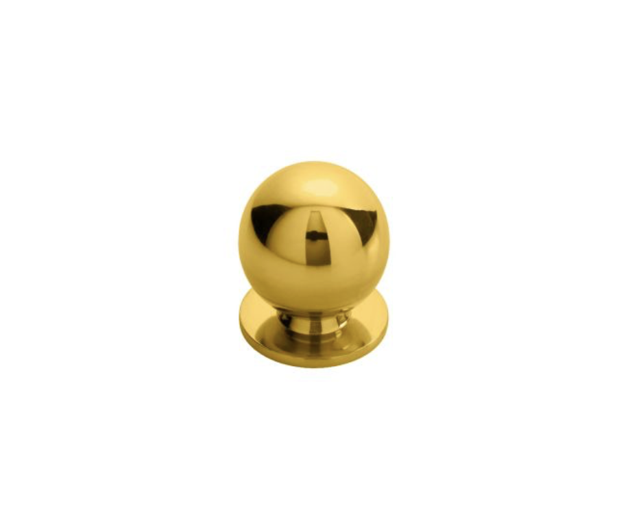 Carlisle Brass Polished Brass 30mm Ball Knob | CH6DPB