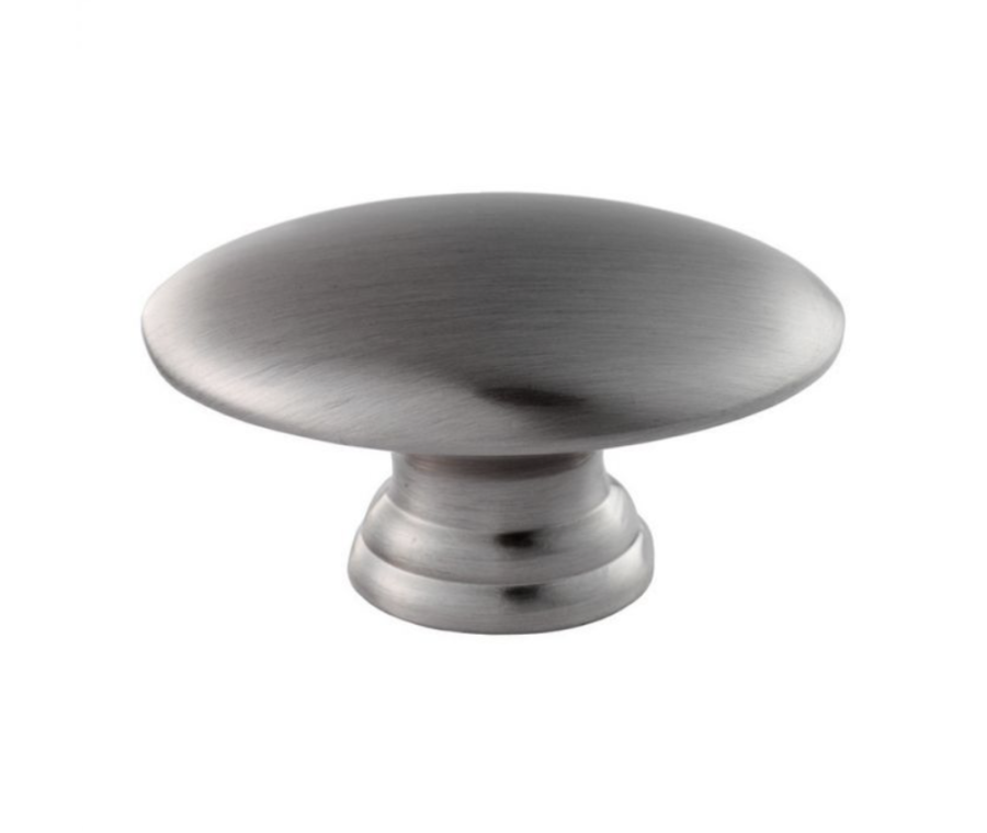 Carlisle Brass Satin Nickel Oval Knob | FTD255ASN