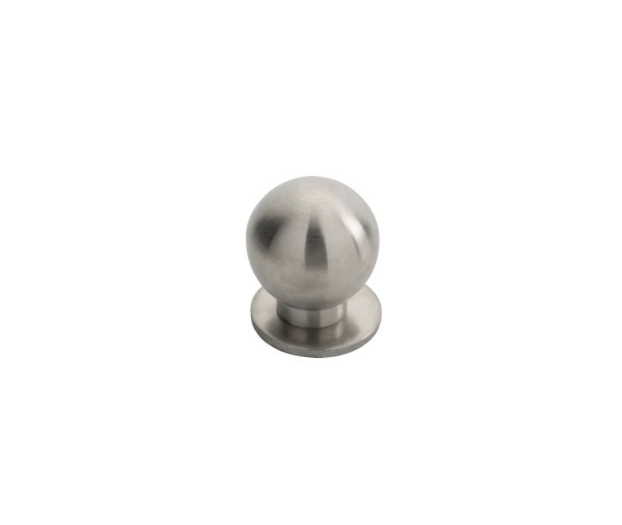 Stainless Steel 25mm Spherical Cupboard Knob | FTD425ASS