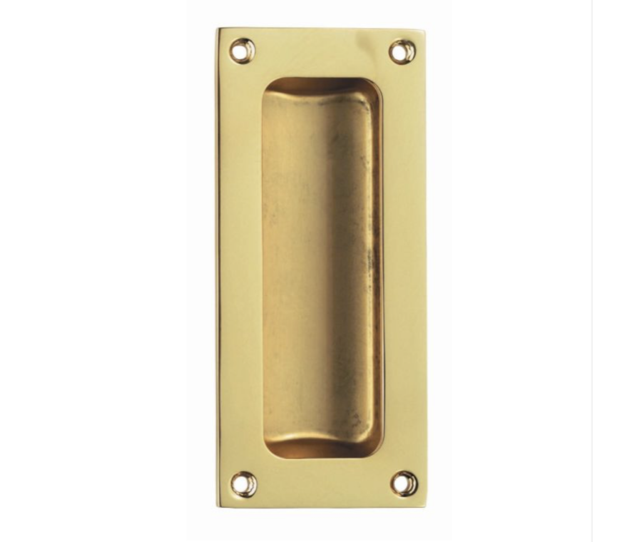 Carlisle Brass Polished Brass 102mm Flush Pull | AQ90PB