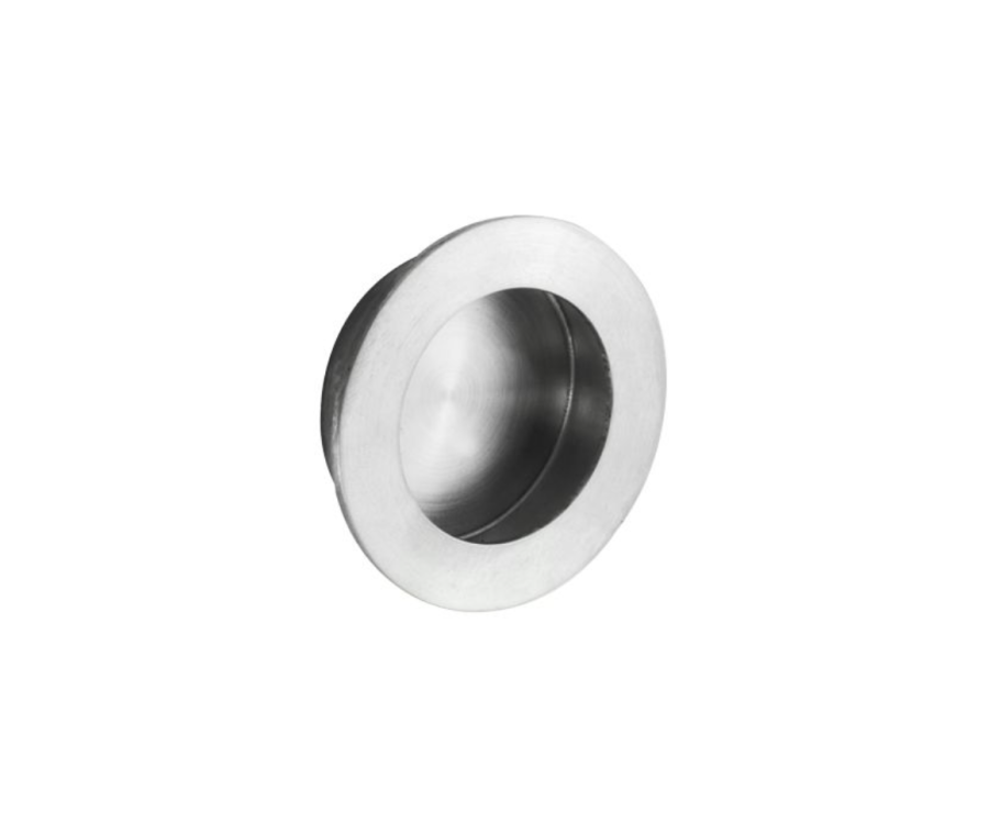 Carlisle Brass Satin Stainless Steel 50mm Circular Flush Pull | FPH1002SSS