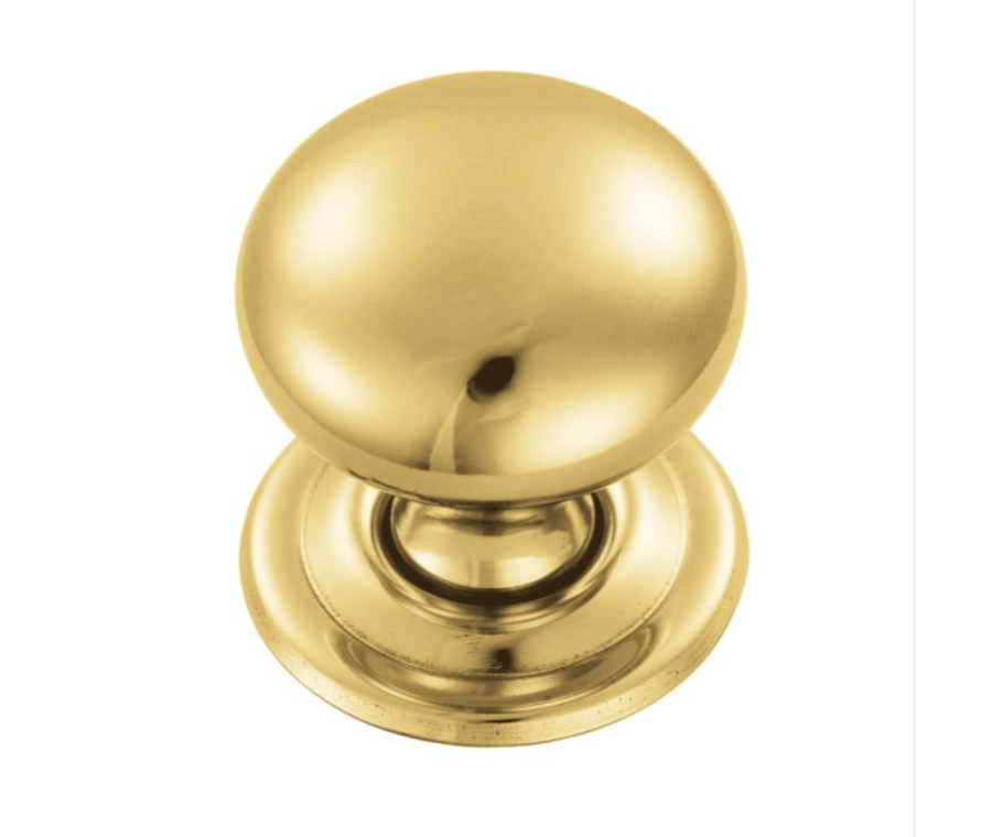 Polished Brass 37mm Hollow Victorian Knob | FTD1265CPB