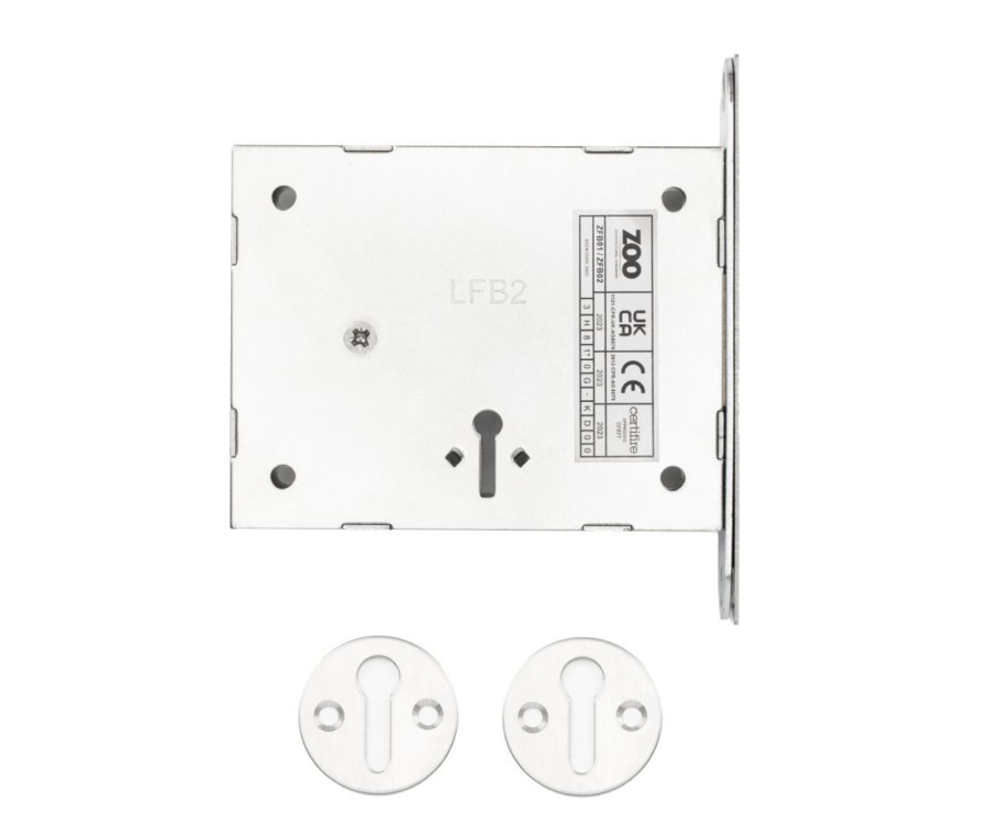 Zoo Satin Stainless Steel FB2 London Fire Brigade Lock | ZFB02 S SSS