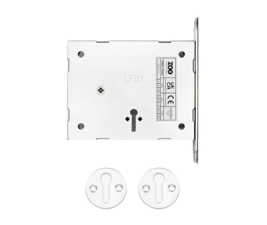 Zoo Satin Stainless Steel FB1 London Fire Brigade Lock | ZFB01 S SSS