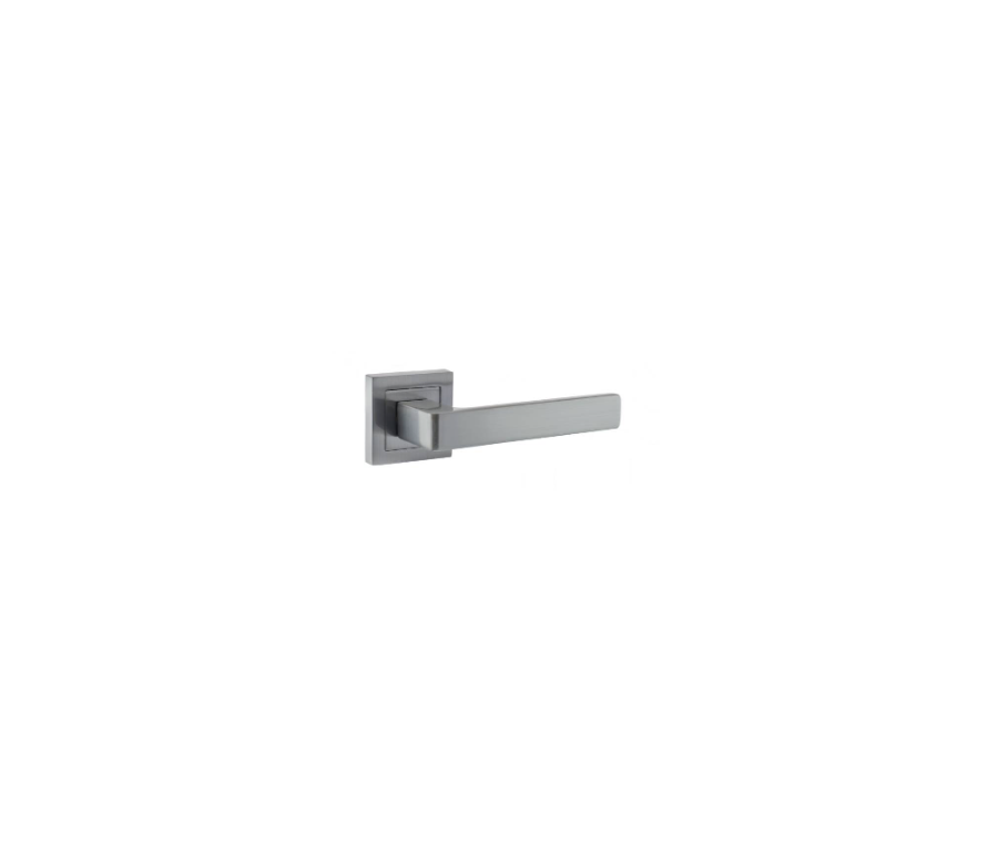 Set Satin Chrome Status Montana Lever on Square Rose | S40SSC