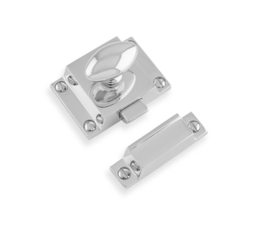 Alexander and Wilks Polished Chrome Cupboard Latch | AW730PC