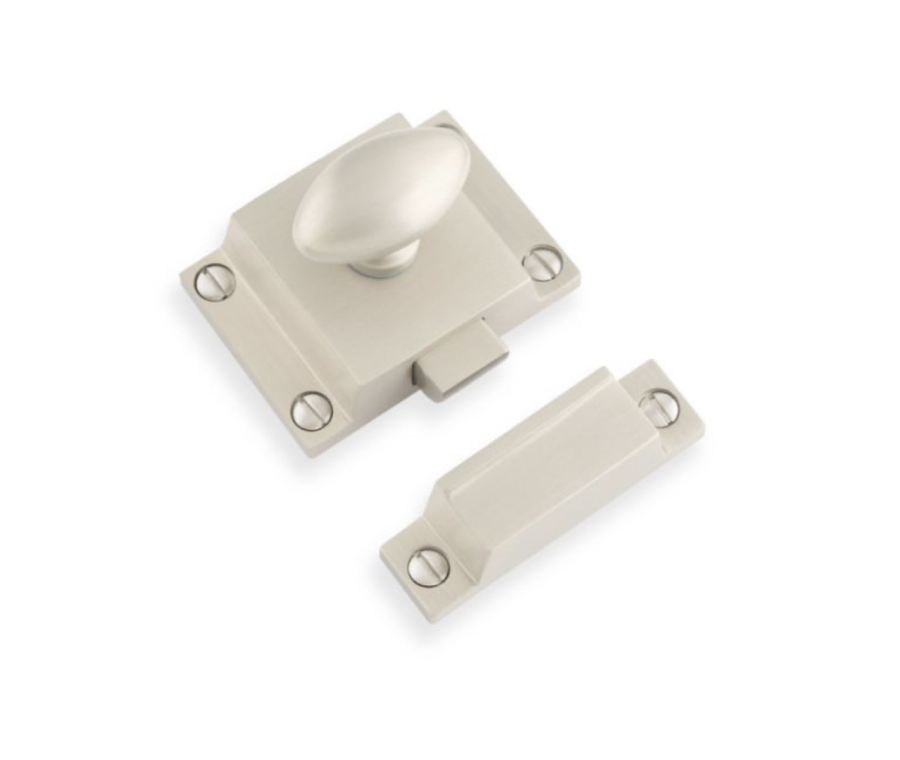 Alexander and Wilks Satin Nickel Cupboard Latch | AW730SN