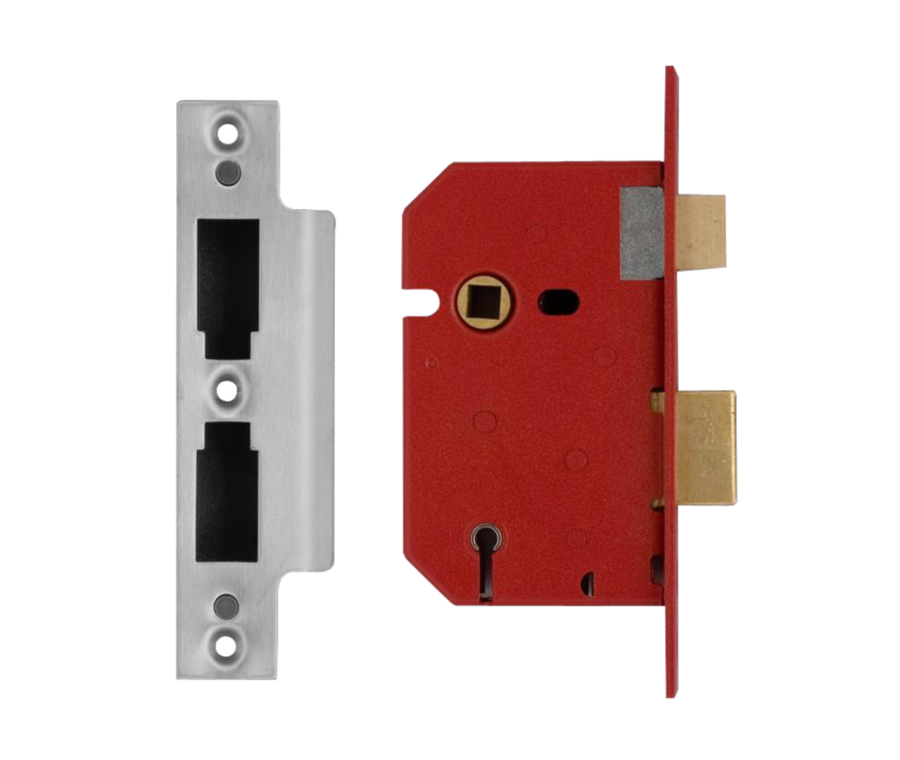 UNION 75mm Satin Chrome 5 Lever Sashlock | UNION2201