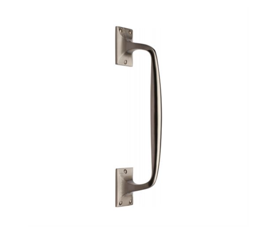 Heritage Brass Satin Nickel Door Pull Handle Offset 310mm