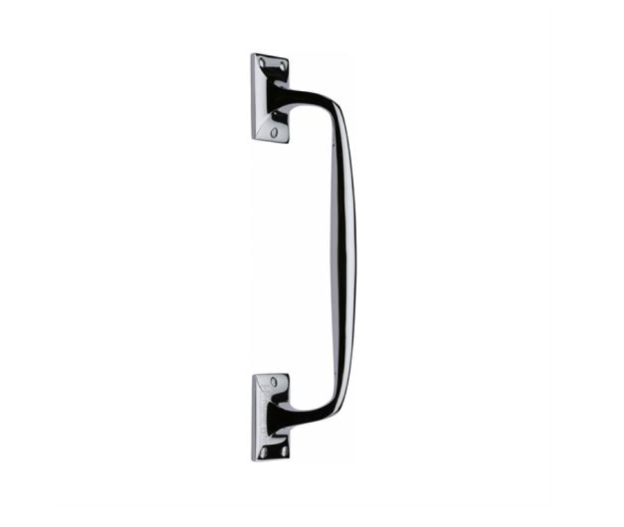 Heritage Brass Polished Chrome Door Pull Handle Offset 310mm