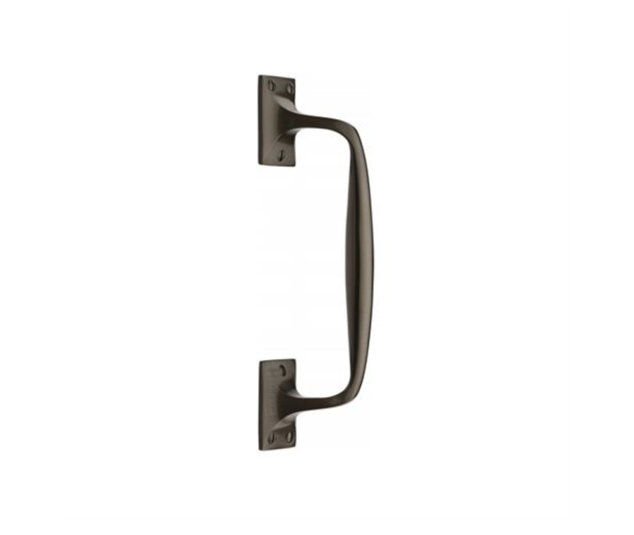 Heritage Brass Matt Bronze Door Pull Handle Offset 253mm