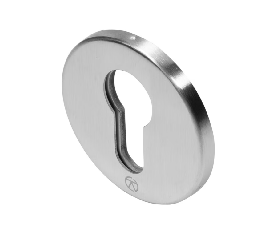 BLU Satin Stainless Steel Slimline Euro Escutcheon x5mm  SE35-SSS
