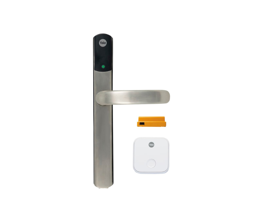 Yale Conexis L2 Satin Nickel Electronic Multipoint Smart Lock Door Handle  | SD-L2000-SN