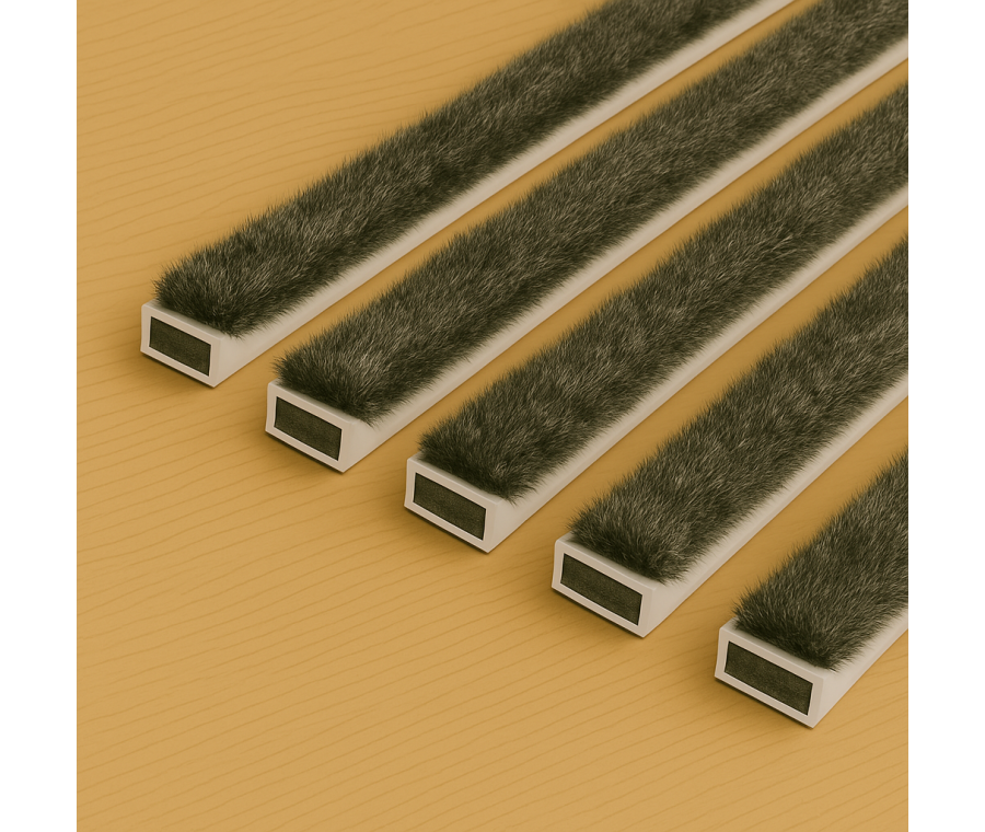 Fire & Smoke Door Intumescent Strip White 10mm x 4mm x 1050mm Single Door Pack