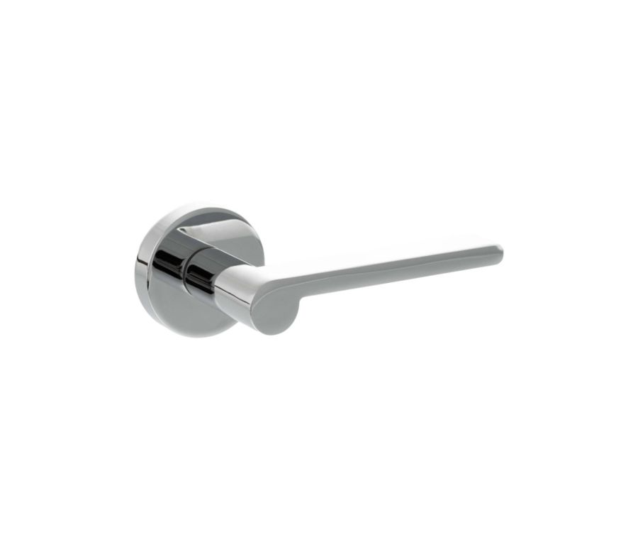 Set Polished Chrome Darrio Lever  Door Handle | SPRO218PC
