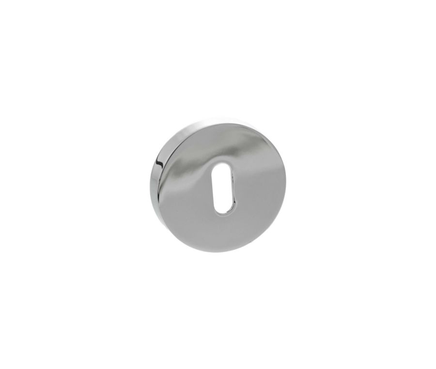 Senza Pari Polished Chrome Round Key Escutcheon | SPROESCKPC