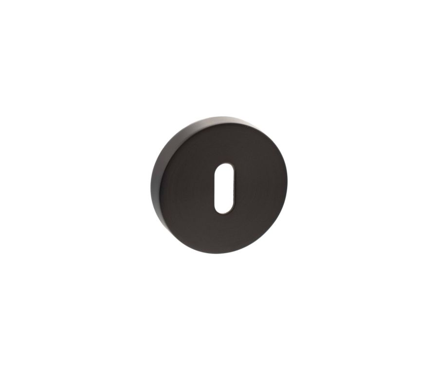 Senza Pari Dark Bronze Round Key Escutcheon | SPROESCKUDB
