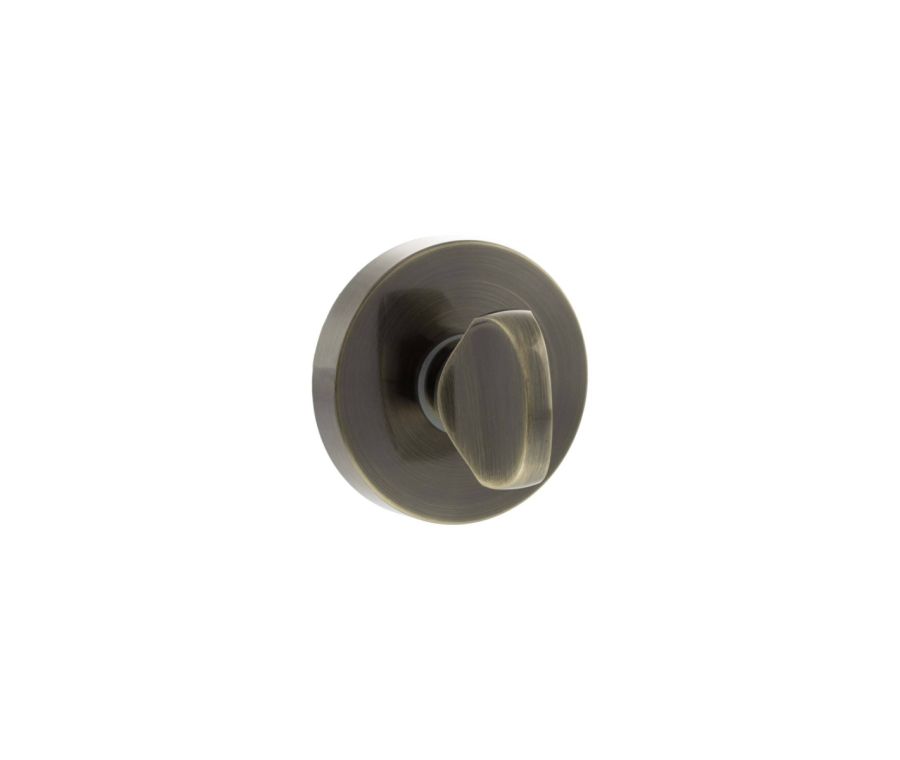 Senza Pari Antique Brass Round WC Turn & Release | SPRWCAB