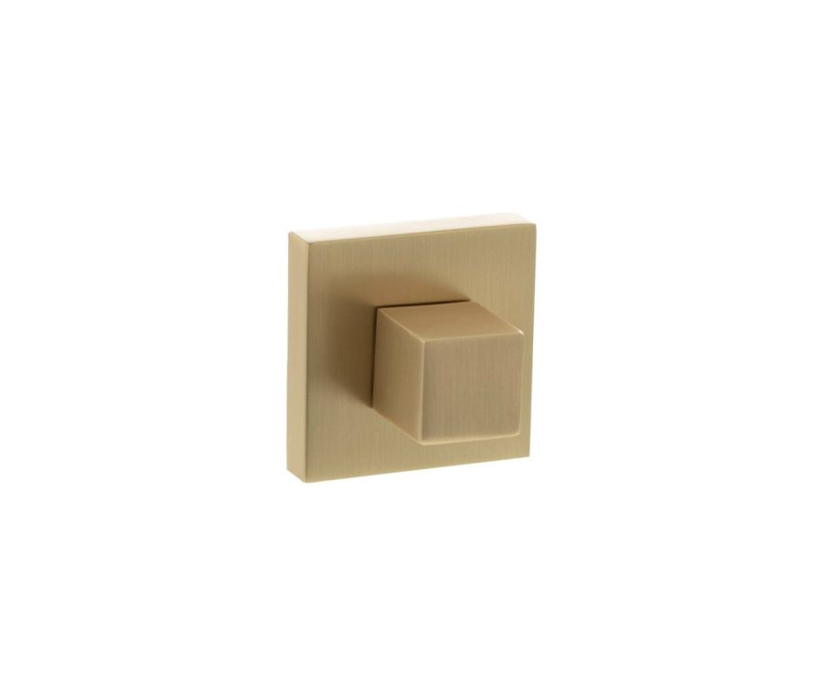 Senza Pari Satin Brass Square WC Turn & Release | SPWCWSB