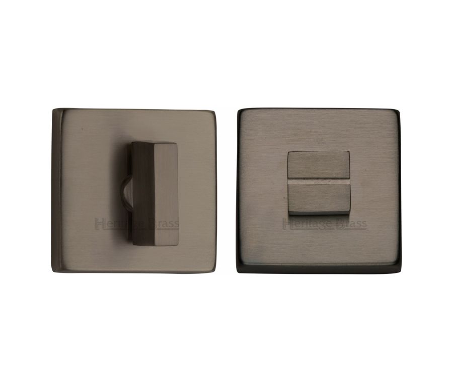 Matt Bronze Square Bathroom Turn & Release - SQ4035