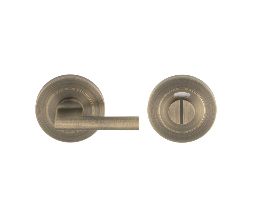 Antique Brass Disabled Thumbturn Snib & Release | SWT1025IAB