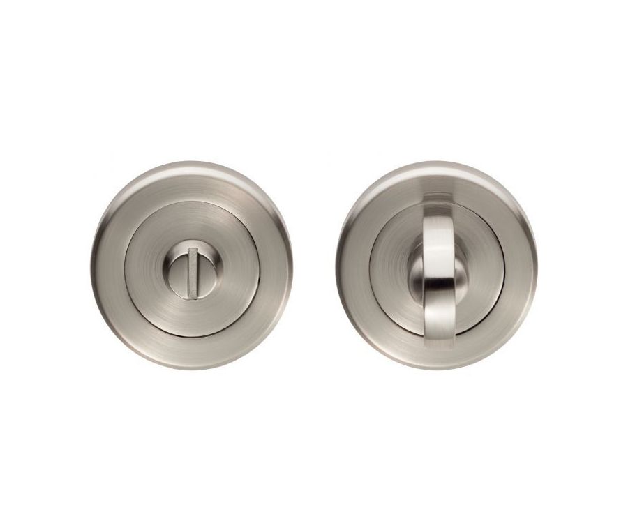 Satin Nickel Serozzetta Turn and Release