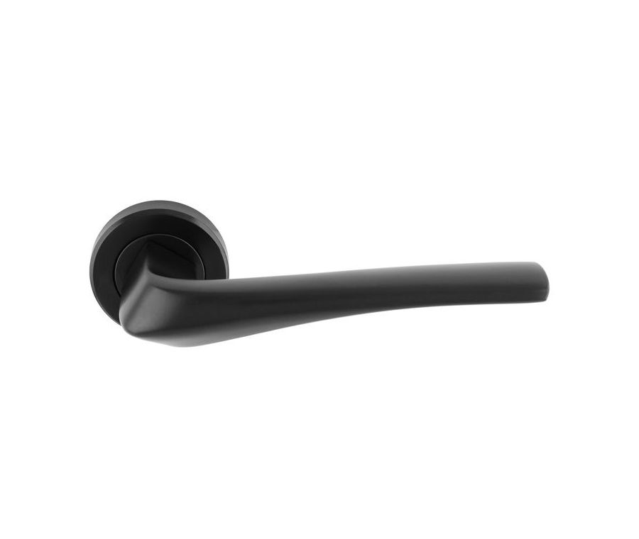 Carlisle Matt Black Pronta Lever on Rose | SZR120MB