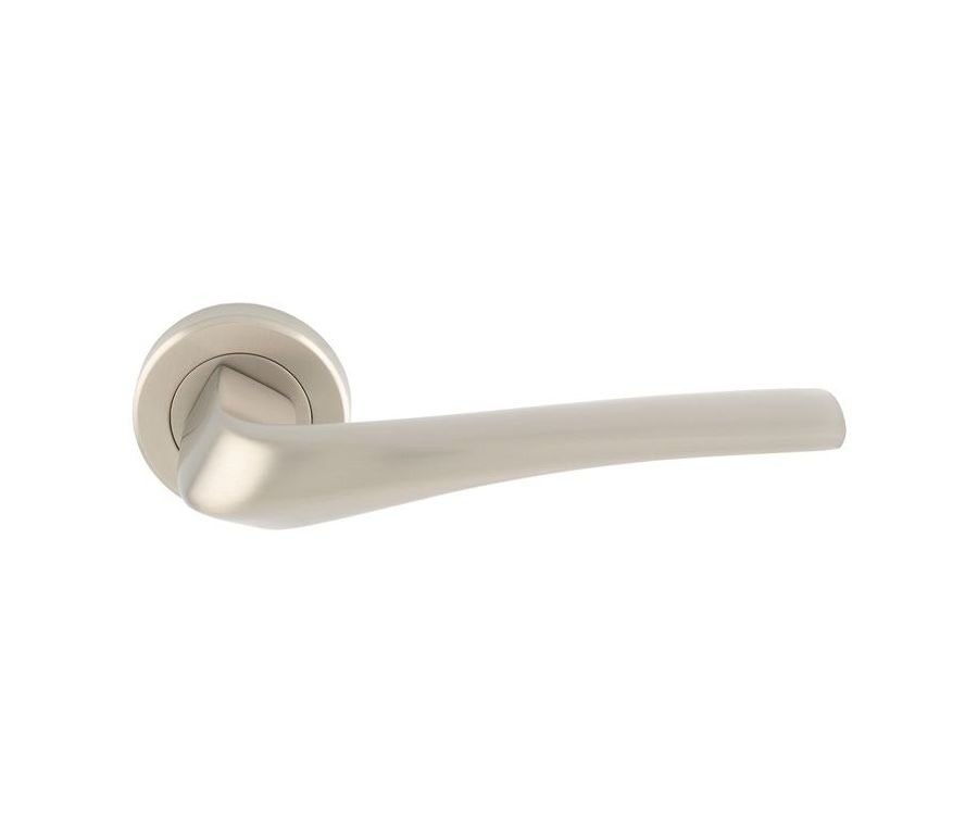 Carlisle Satin Nickel Pronta Lever on Rose | SZR120SN