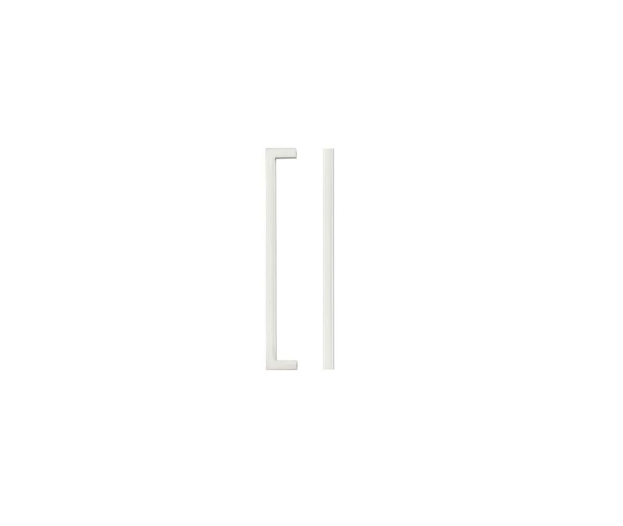 Brushed Nickel Square Block Cabinet Handle c/c 192mm | TDFPS-192-BN