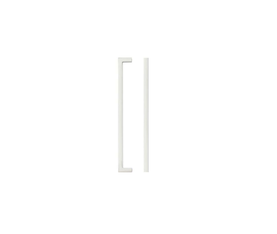 Brushed Nickel Square Block Cabinet Handle c/c 224mm | TDFPS-224-BN