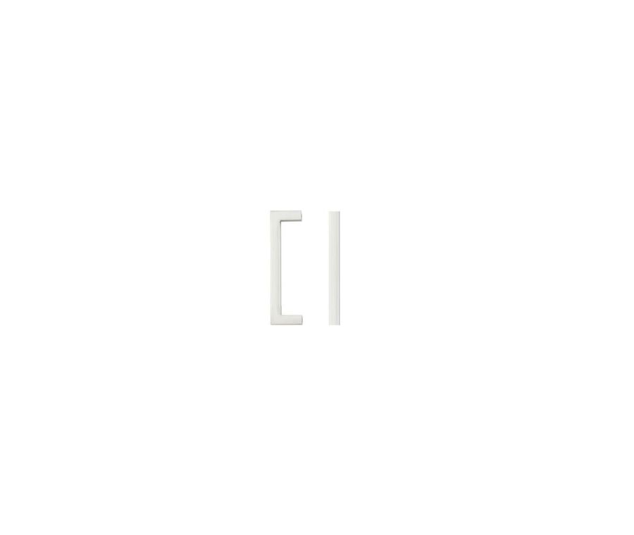 Brushed Nickel Square Block Cabinet Handle c/c 96mm | TDFPS-96-BN