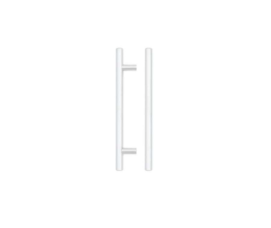 Matt White T Bar Cabinet Handle c/c 128mm | TDFPT-128-188MW