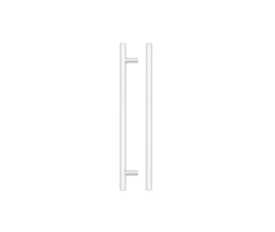 Matt White T Bar Cabinet Handle c/c 192mm | TDFPT-192-252MW