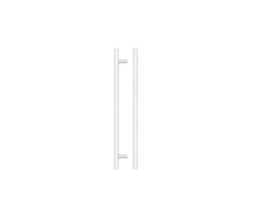 Matt White T Bar Cabinet Handle c/c 224mm | TDFPT-224-284MW